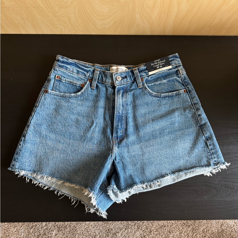 Abercrombie & Fitch Blue Jean Shorts